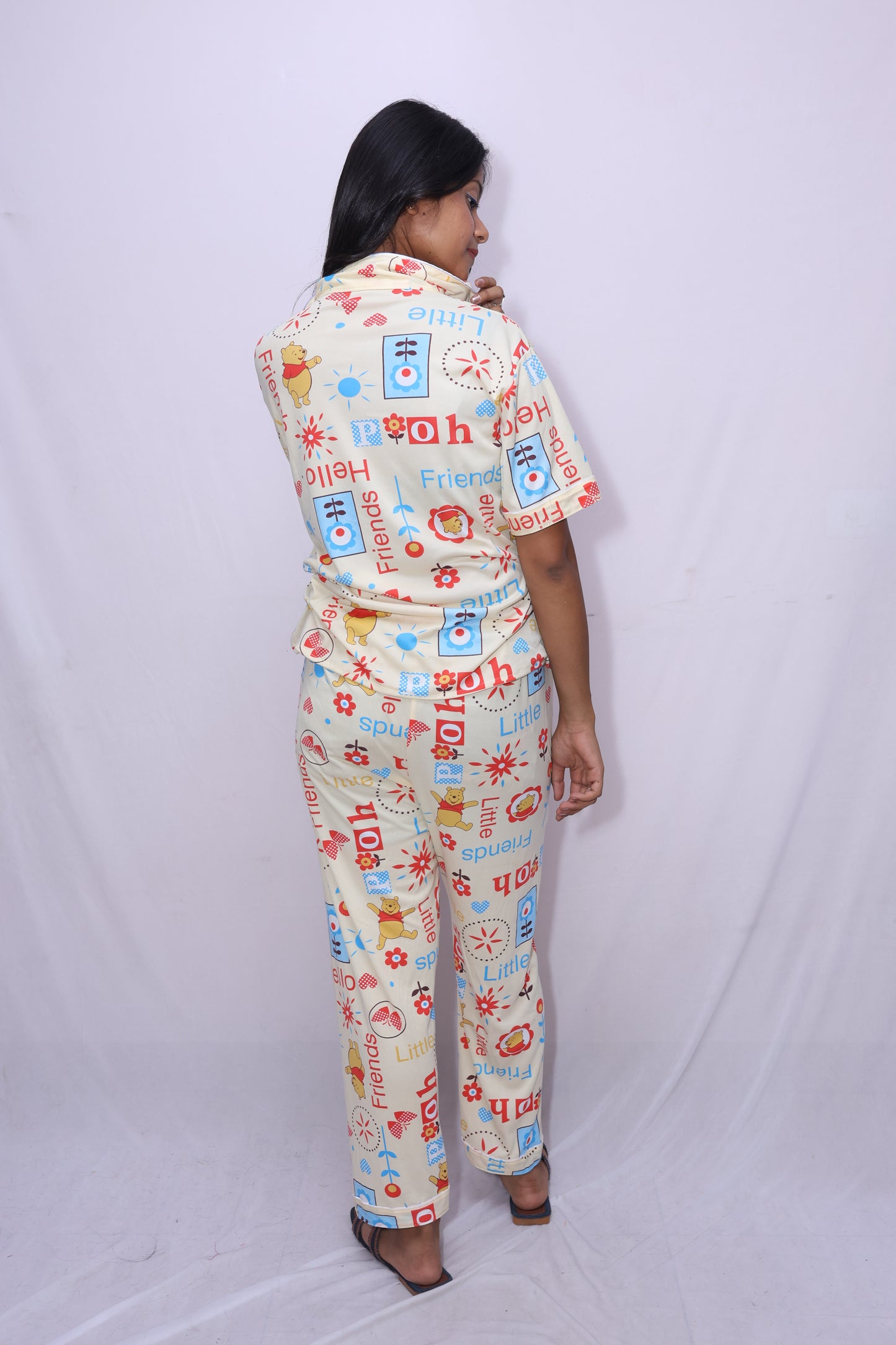 Pastel Play Printed Cotton Nightsuit