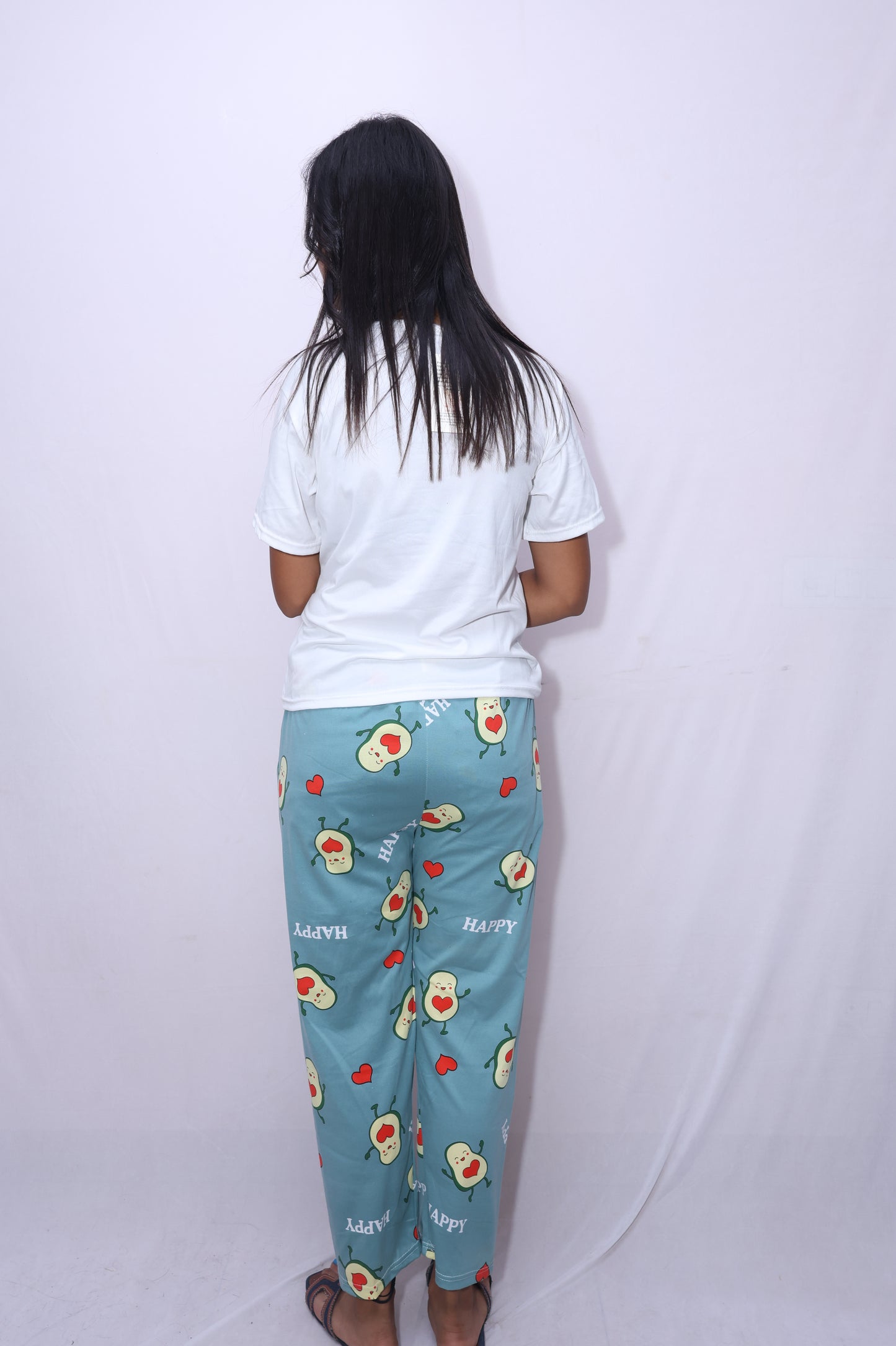 Happy Avocado Printed Cotton Nightsuit