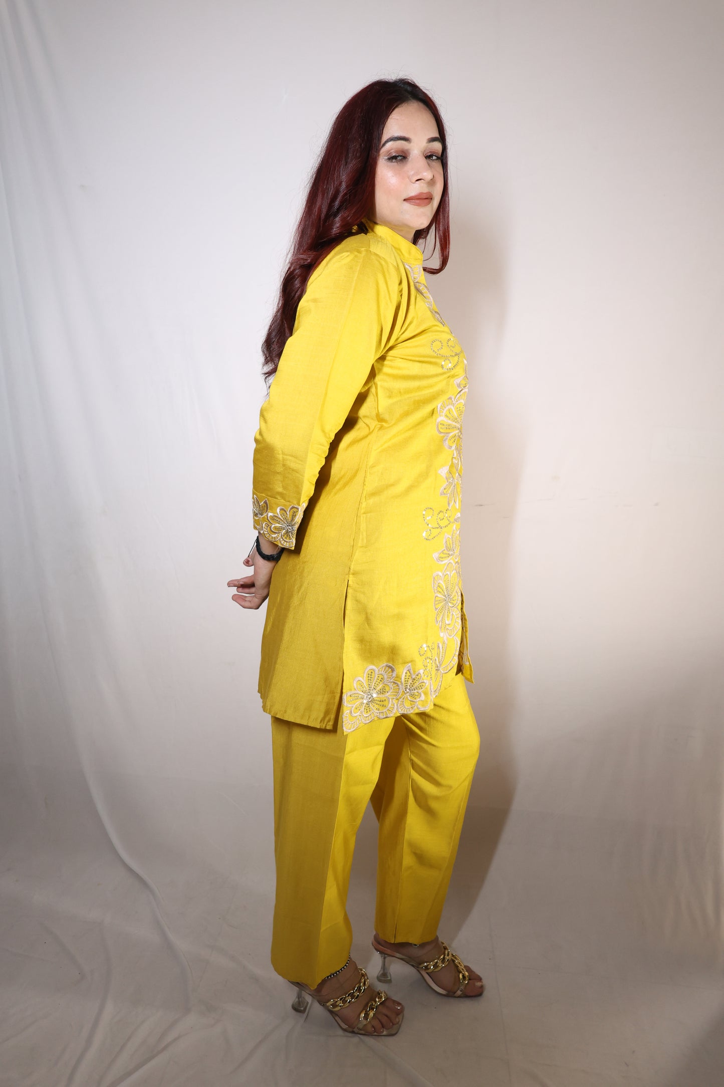 Sunshine Bloom Embroidered Co-ord