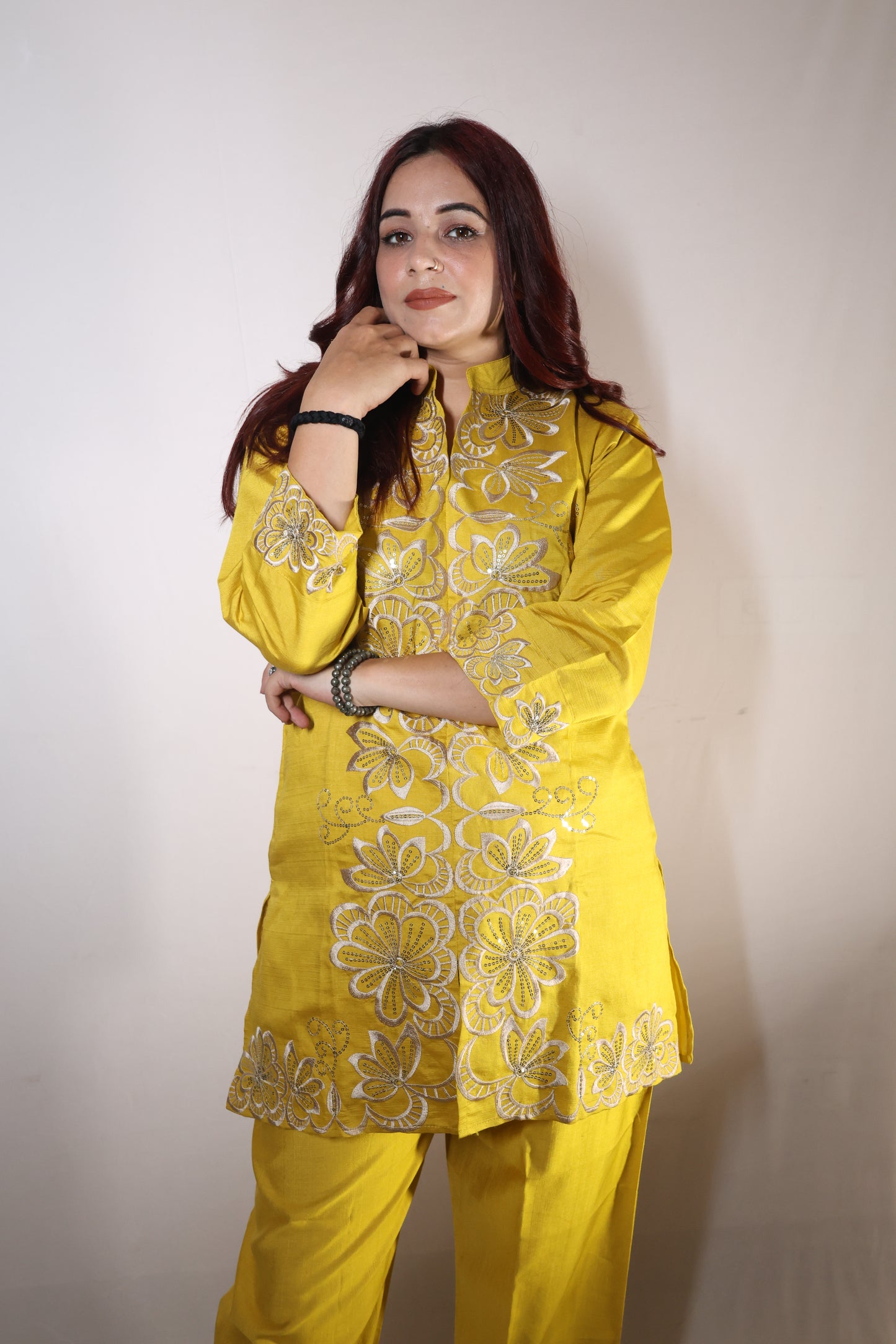 Sunshine Bloom Embroidered Co-ord