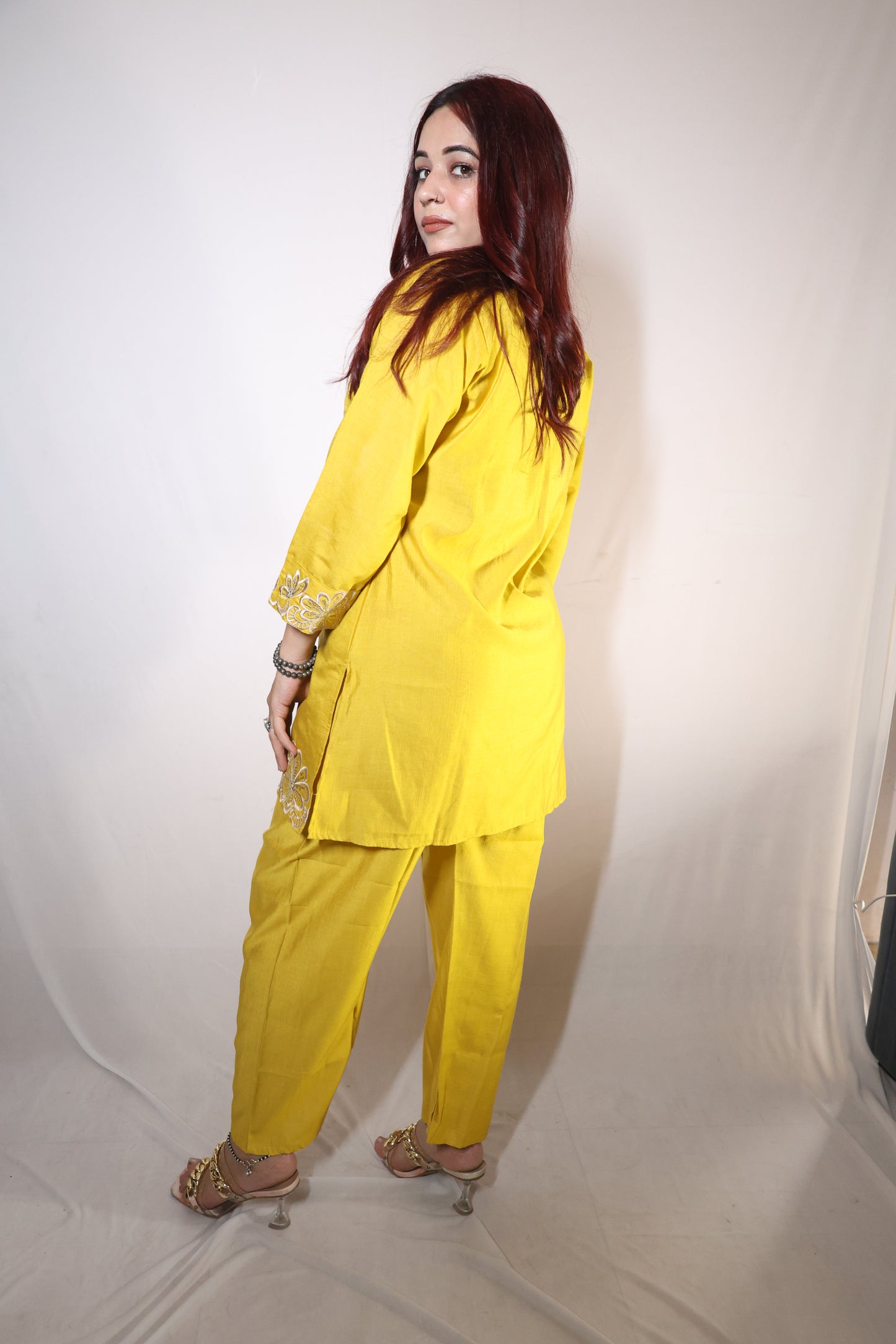 Sunshine Bloom Embroidered Co-ord
