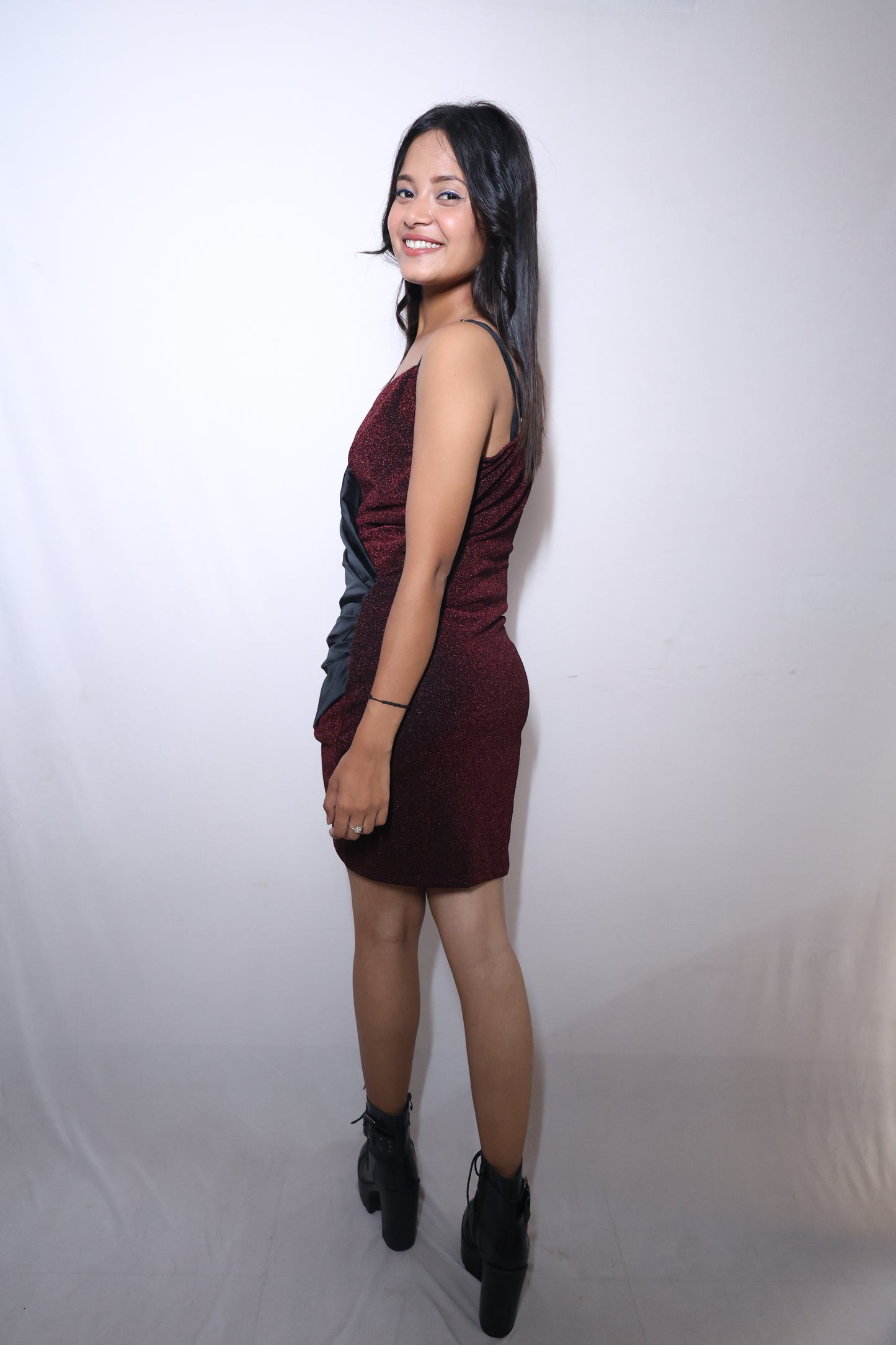 Double Trouble Draped Dress